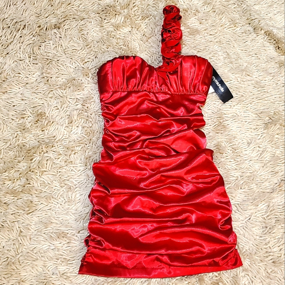 *NEW* My Michelle Juniors' One Strap Dress